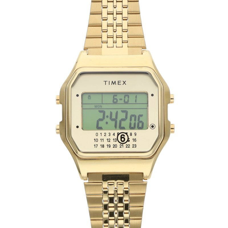 MM6 x Timex T80 Digital Watch Gift Set Gold Size ONE SIZE