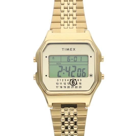 MM6 x Timex T80 Digital Watch Gift Set Gold Size ONE SIZE
