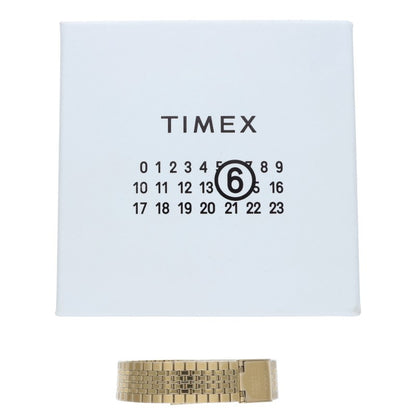 MM6 x Timex TW2Y50000 Gold Watch (w/ extra Size ONE SIZE