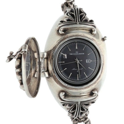 A&G FDL Cross Clip Silver Watch Case Size ONE SIZE