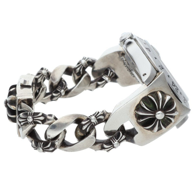 Chrome Hearts Explorer II Fancy Watch Silver Size ONE SIZE