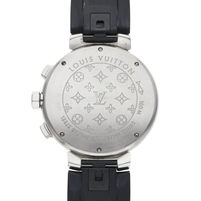 LOUISVUITTON Tambour Watch Black/Silver Size ONE SIZE