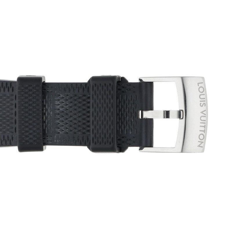 LOUISVUITTON Tambour Watch Black/Silver Size ONE SIZE