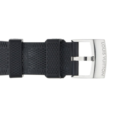 LOUISVUITTON Tambour Watch Black/Silver Size ONE SIZE