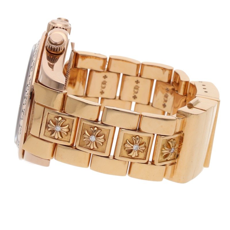 Chrome Hearts 22K CH Plus Diamond Multi Gold Watch Size ONE SIZE
