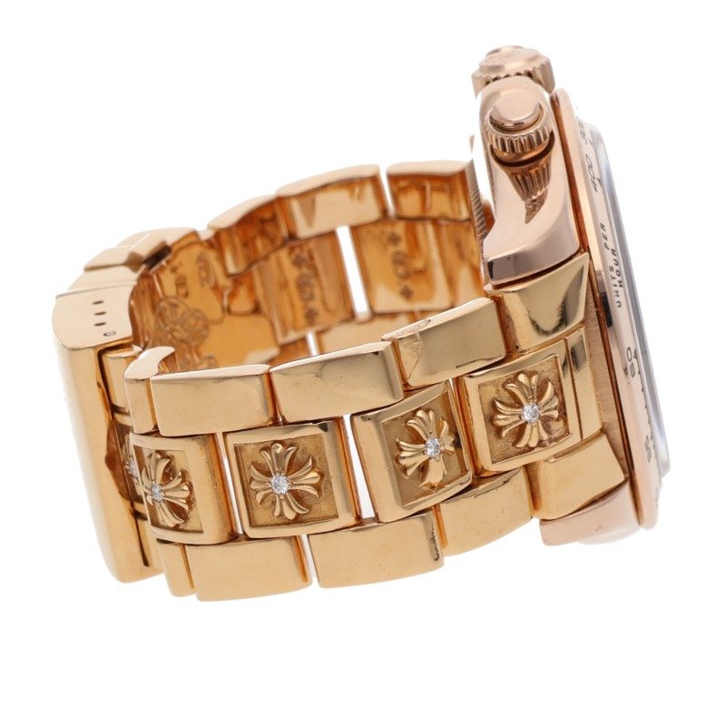 Chrome Hearts 22K CH Plus Diamond Multi Gold Watch Size ONE SIZE