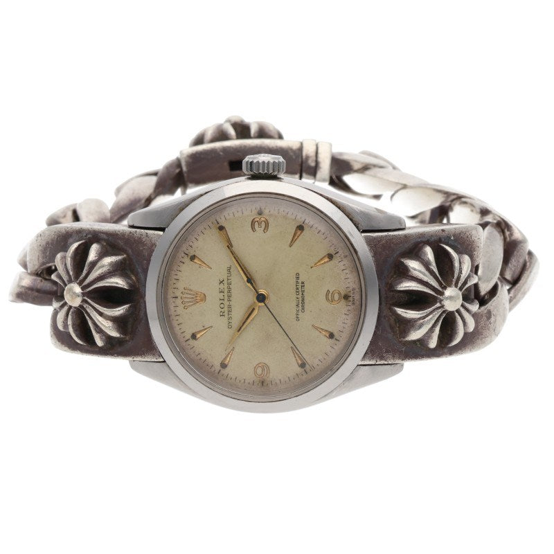 Chrome Hearts CH Plus Link Watch Silver Size ONE SIZE