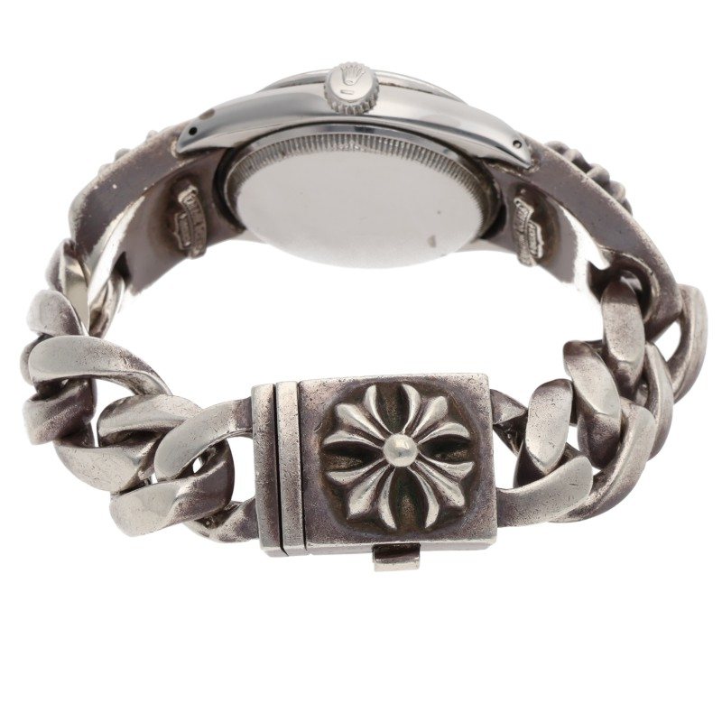 Chrome Hearts CH Plus Link Watch Silver Size ONE SIZE