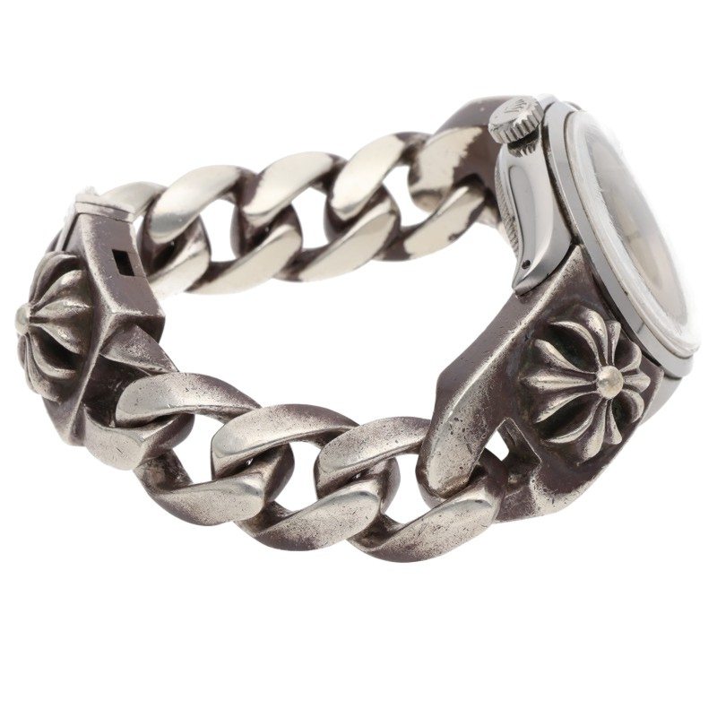 Chrome Hearts CH Plus Link Watch Silver Size ONE SIZE