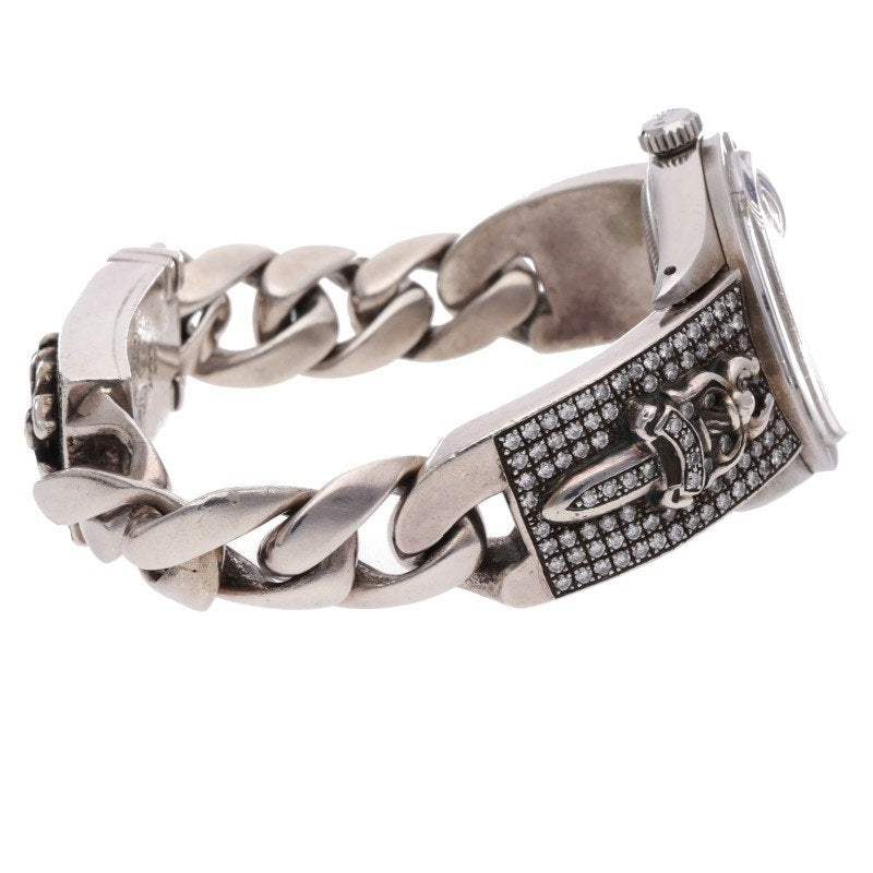 Chrome Hearts Rolex Pave Dagger Watch Size 34MM