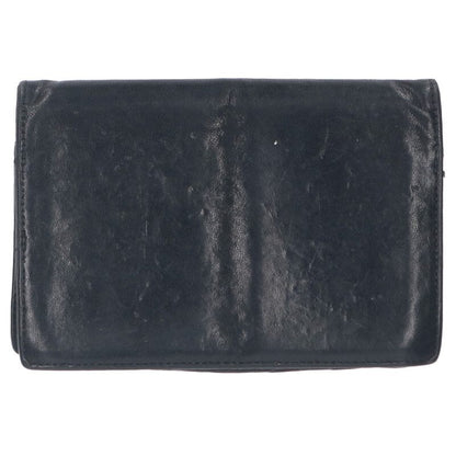 Chrome Hearts Scroll Label Card Case Black
