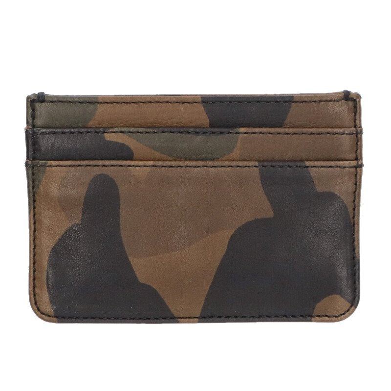 Chrome Hearts Double Side Camo Leather Card Size ONE SIZE