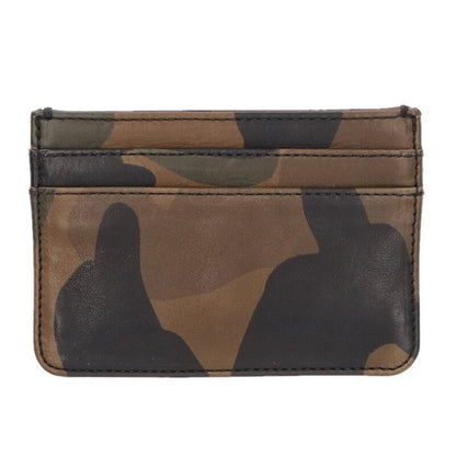 Chrome Hearts Double Side Camo Leather Card Size ONE SIZE