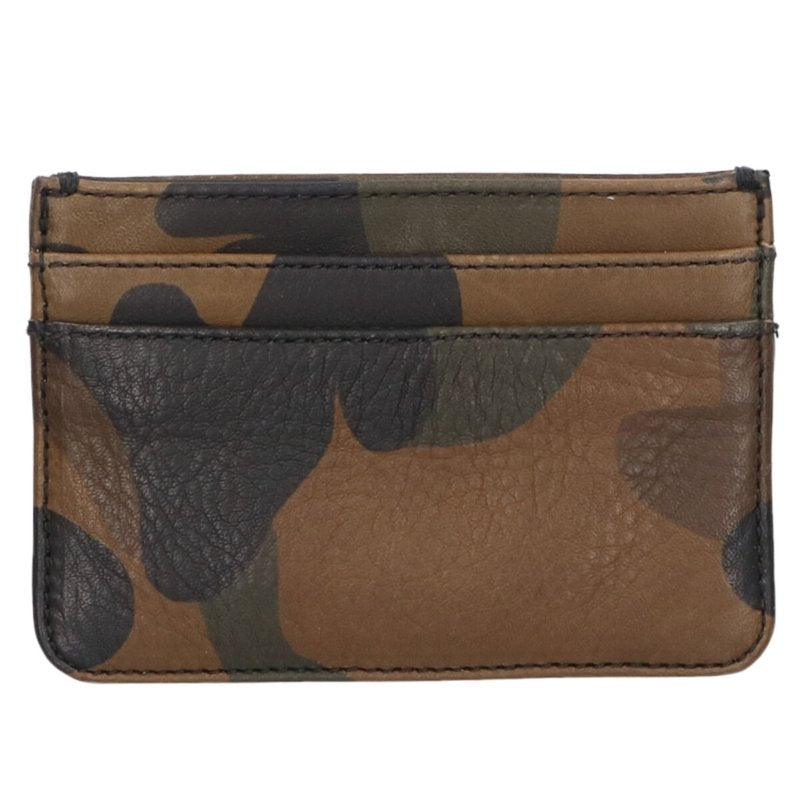 Chrome Hearts Double Side Camo Leather Card Size ONE Multi