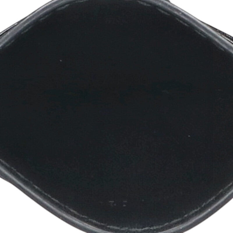 DIOR Patent Leather Logo Card Case Black Size ONE SIZE