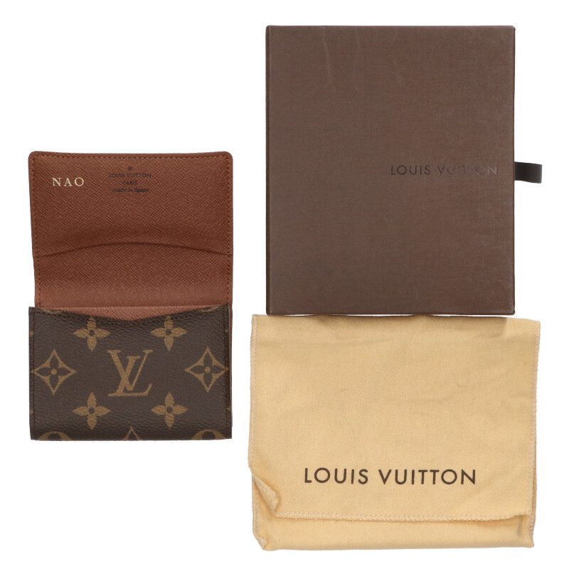 Louis Vuitton Envelope card holder Brown