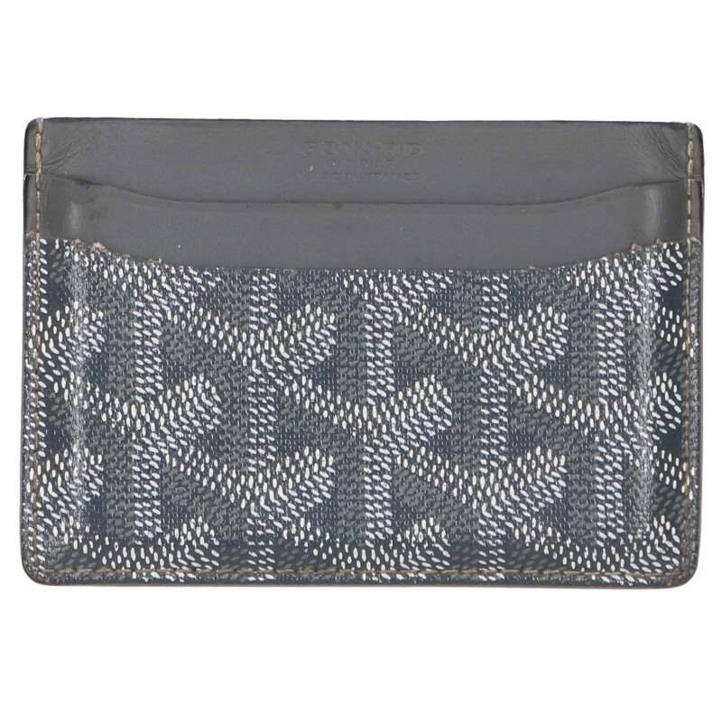 GOYARD Saint Sulpice Herringbone PVC Card Case Size ONE SIZE