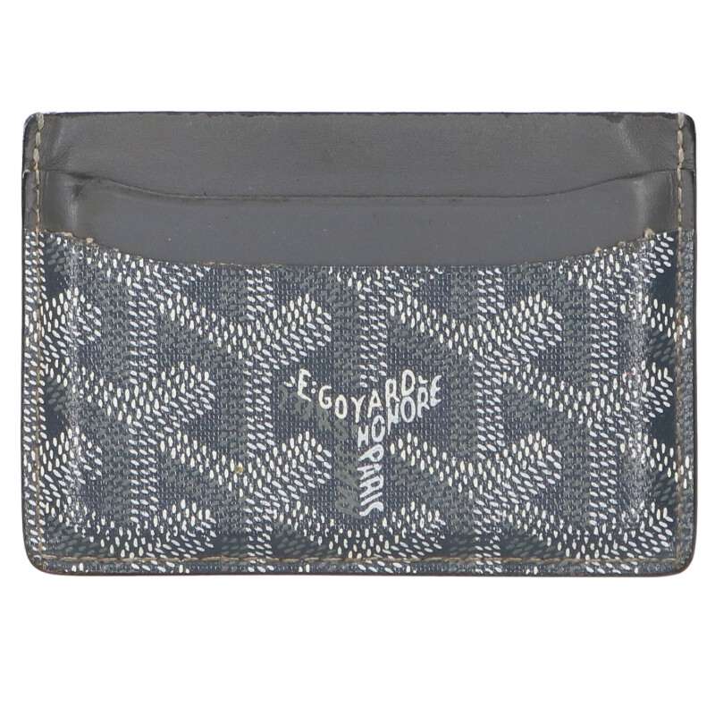 GOYARD Saint Sulpice Herringbone PVC Card Case Size ONE SIZE