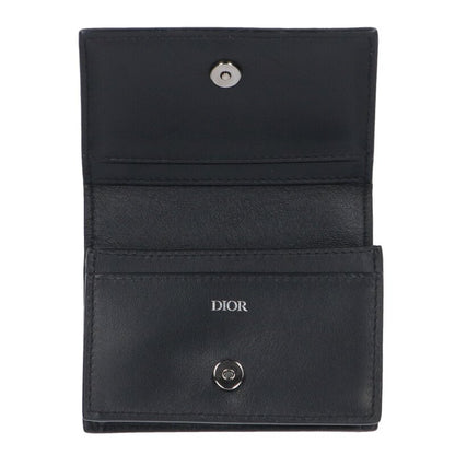 DIOR CD Diamond Galaxy Leather Card Case Multi Size ONE SIZE
