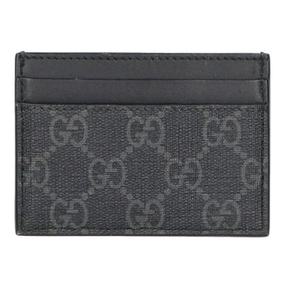 GUCCI Snake Print Card Case Black