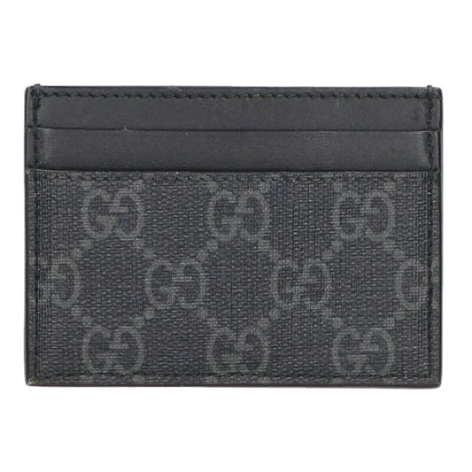 GUCCI Snake Print Card Case Black
