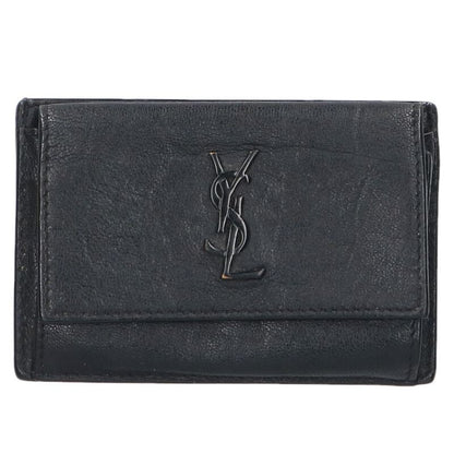 SAINT LAURENT PARIS Cassandra Logo Coin Card Size ONE SIZE
