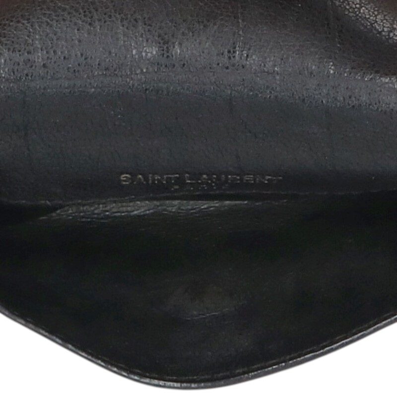 SAINT LAURENT PARIS Cassandra Logo Coin Card Size ONE SIZE