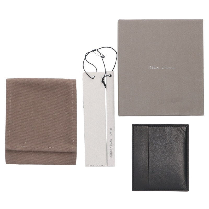 Rick Owens 25AW Square Leather Card Holder Size ONE SIZE