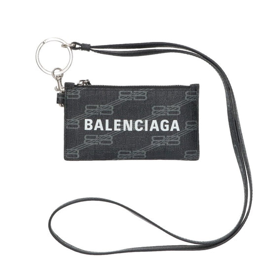 Balenciaga x Gucci Logo Print Card Case Black