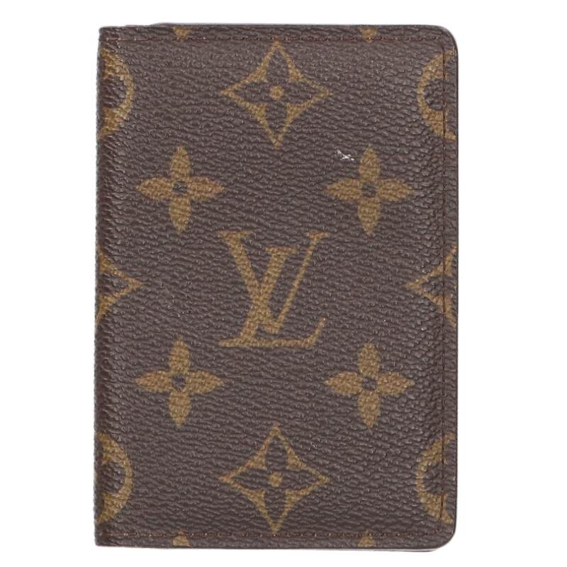 Louis Vuitton Monogram Leather card case Brown