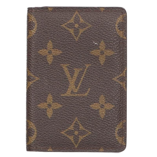 Louis Vuitton Monogram Leather card case Brown