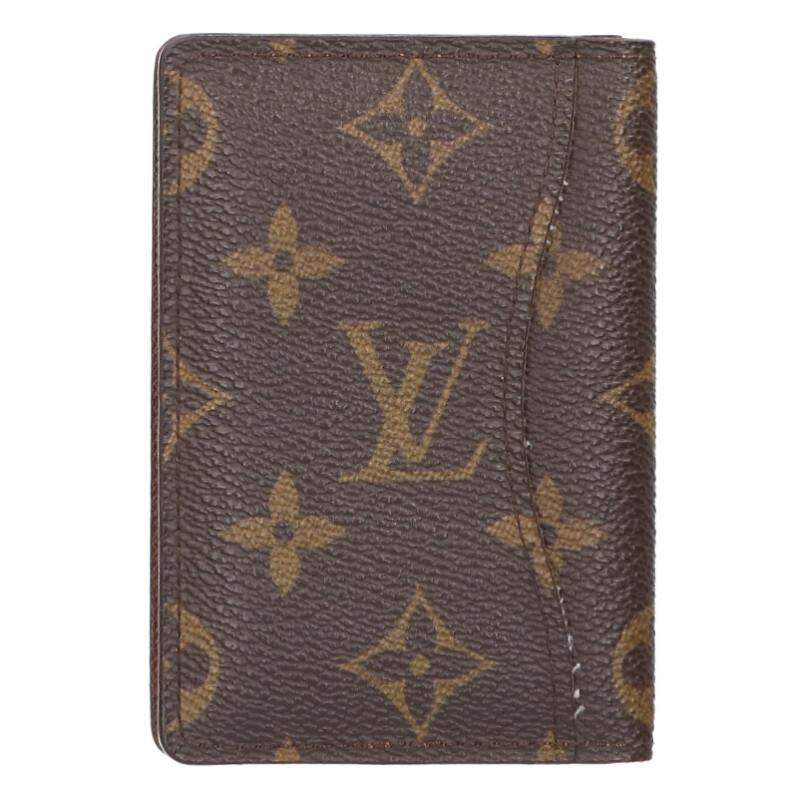 Louis Vuitton Monogram Leather card case Brown