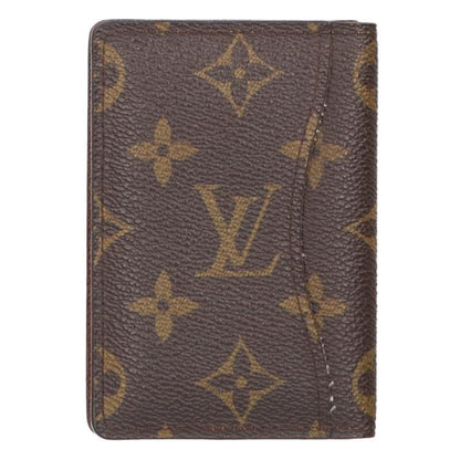Louis Vuitton Monogram Leather card case Brown
