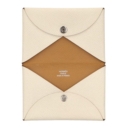 HERMES Calvi Duo Veau Epsom Bi-fold Card Case Size ONE SIZE