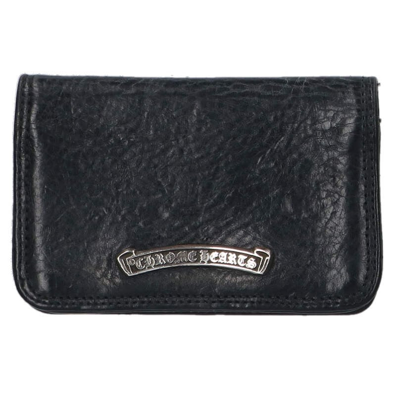 Chrome Hearts Grommet Leather Card Case Blk Size ONE SIZE