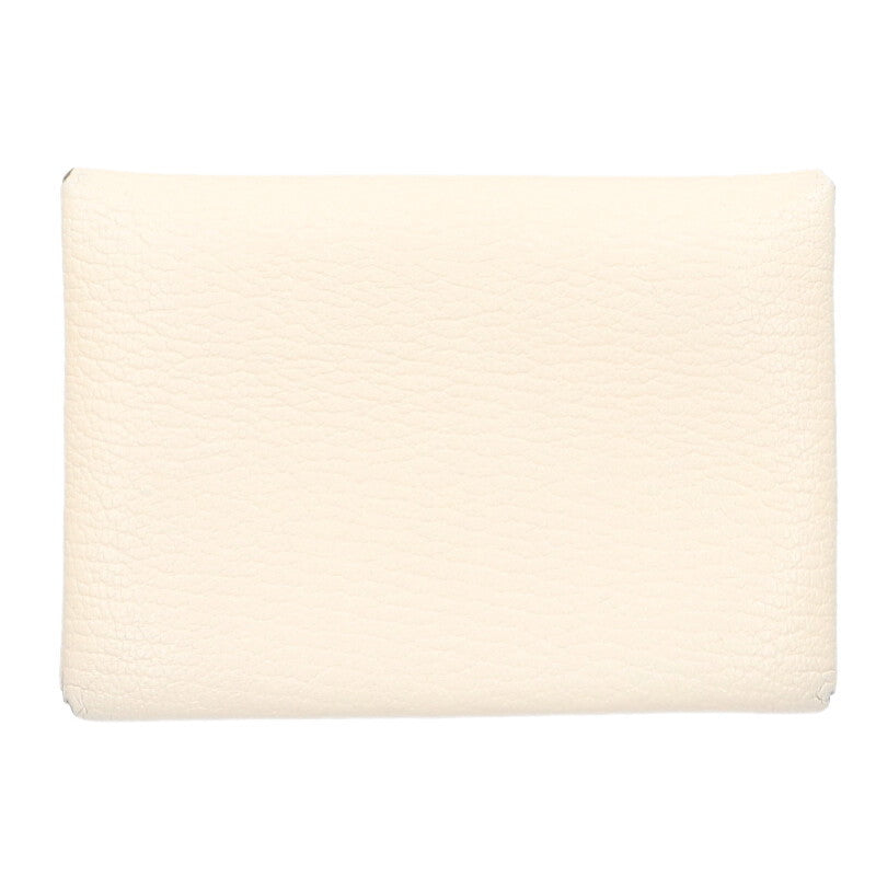 HERMES Calvi Duo Chevre Bi-fold Card Case Size ONE SIZE