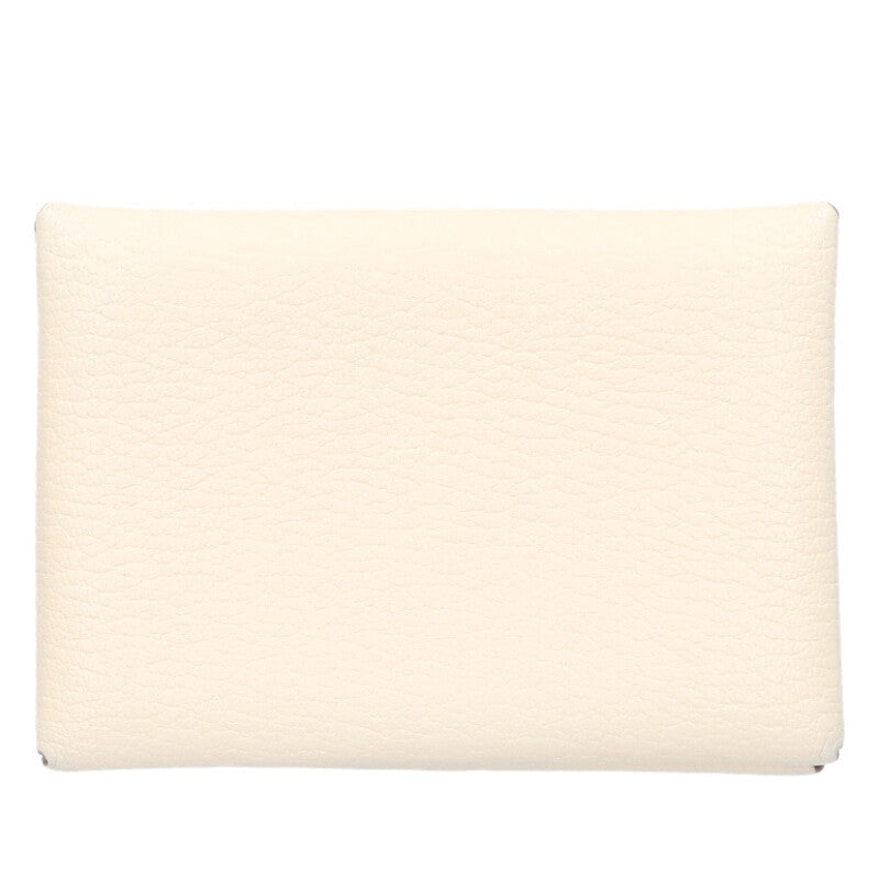 HERMES Calvi Duo Chevre Bi-fold Card Case Size ONE SIZE