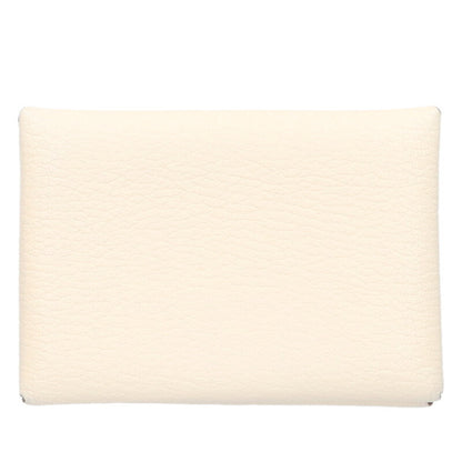 HERMES Calvi Duo Chevre Bi-fold Card Case Size ONE SIZE