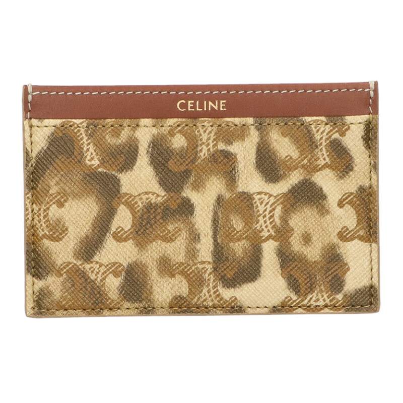 CELINE Triomphe Card Case Multi Size ONE SIZE