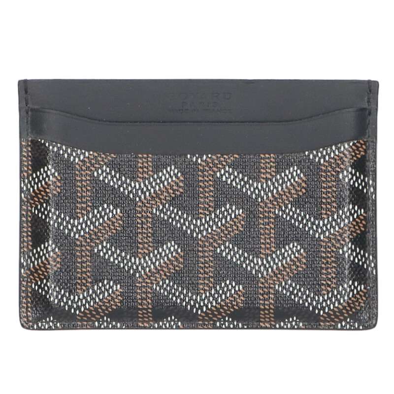 GOYARD Saint Sulpice PVC Card Case Black Size ONE SIZE