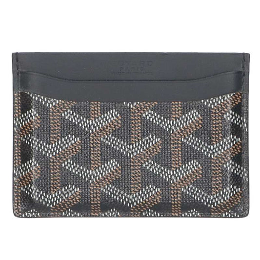 GOYARD Saint Sulpice PVC Card Case Black Size ONE SIZE