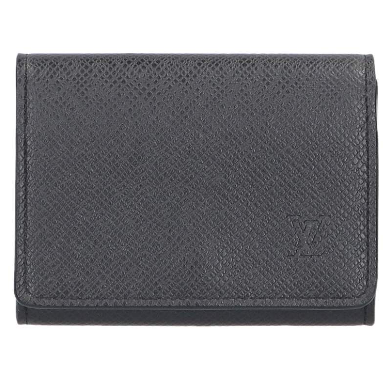 LOUISVUITTON M64595 Black Card Case Size ONE SIZE