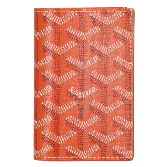 GOYARD Saint Pierre Card Case Orange Size ONE SIZE