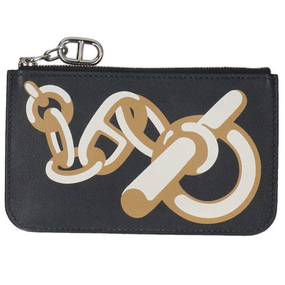 HERMES Zipango Chaine d'Ancre Swift Leather Size ONE SIZE