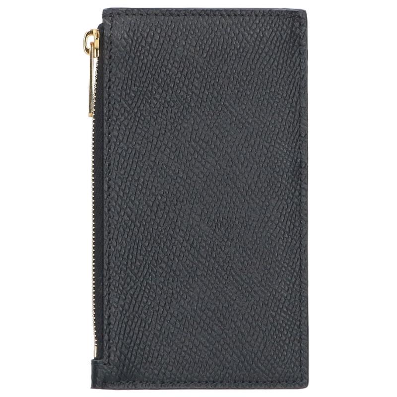 CELINE Black Zip Fragment Card Case Size ONE SIZE