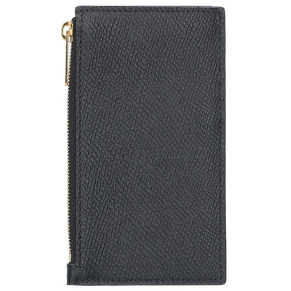 CELINE Black Zip Fragment Card Case Size ONE SIZE