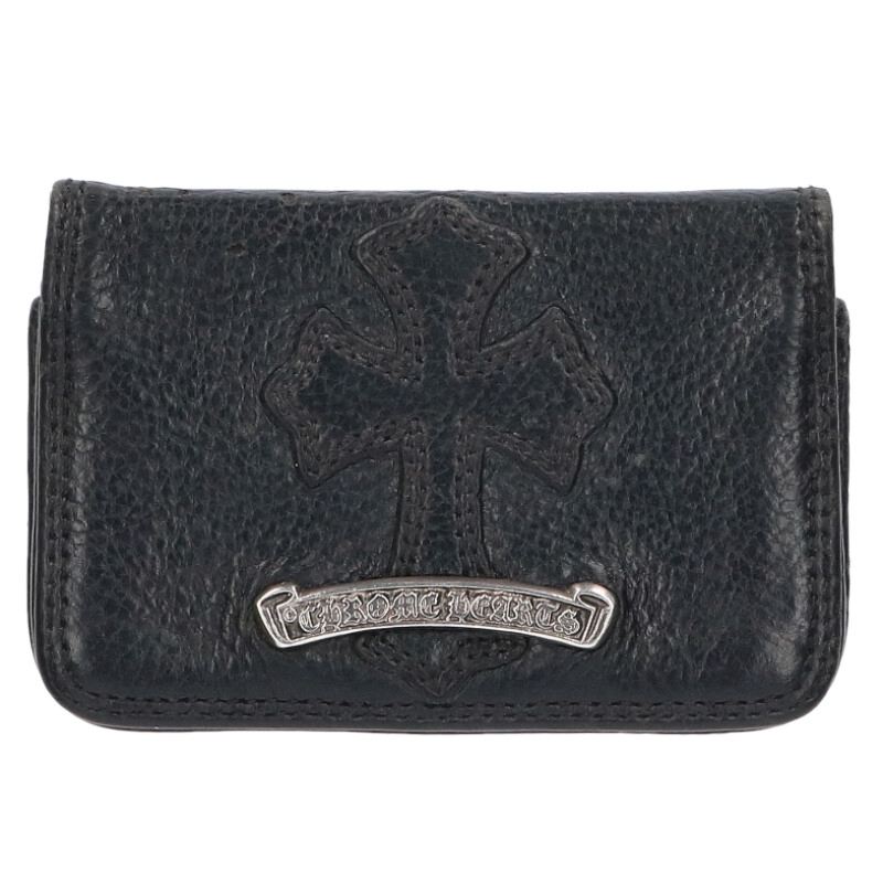 Chrome Hearts Grommet Cross Patch Card Case