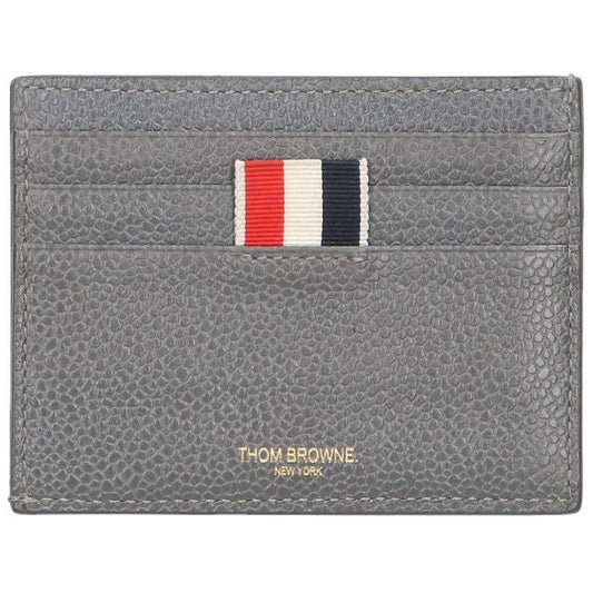 THOM BROWNE Dolphin Motif Card Holder Gray Card Case Size ONE SIZE