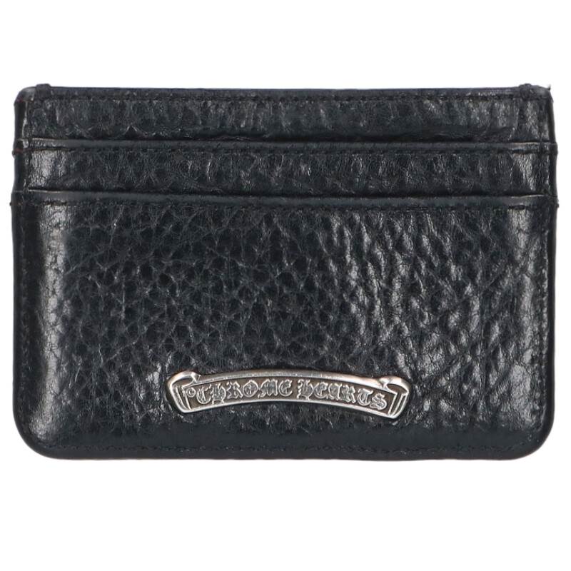Chrome Hearts DOUBLE SIDE Scroll Label Leather Size ONE SIZE