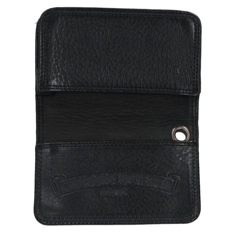 Chrome Hearts Arch Logo Holder Black/Silver Card Case Size ONE SIZE